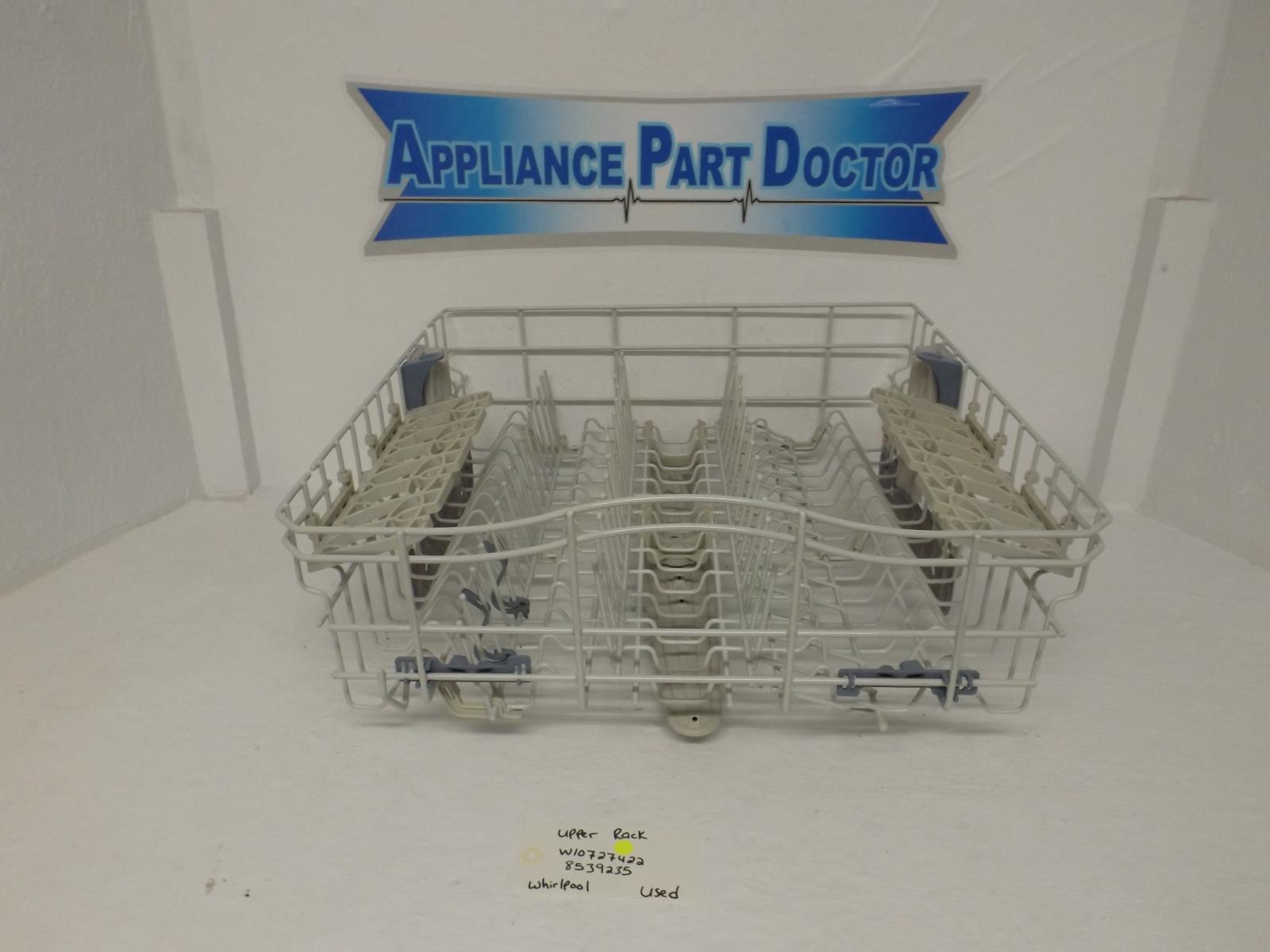 Whirlpool Dishwasher W10727422 8539235 Upper Rack Used Whirlpool Dishwasher W10727422 8539235 Upper Rack Used